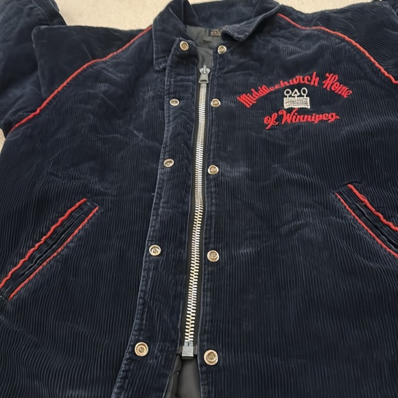 Vintage Veterans D-Day Anniversary Corduroy Jacket Middlechurch Home of Winnipeg - Picture 11 of 13
